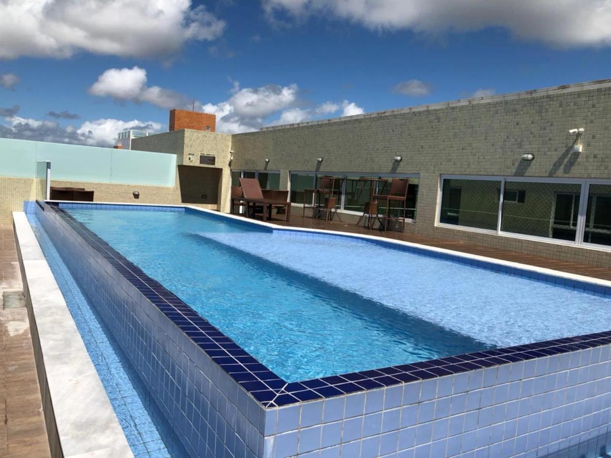 Confortavel Flat Com Piscina De Borda Infinita Na Cobertura Cabedelo Εξωτερικό φωτογραφία