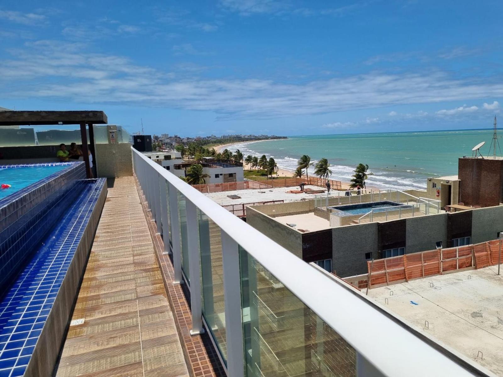 Confortavel Flat Com Piscina De Borda Infinita Na Cobertura Cabedelo Εξωτερικό φωτογραφία