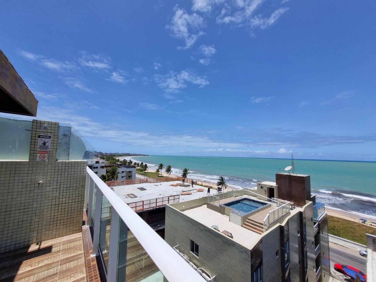 Confortavel Flat Com Piscina De Borda Infinita Na Cobertura Cabedelo Εξωτερικό φωτογραφία