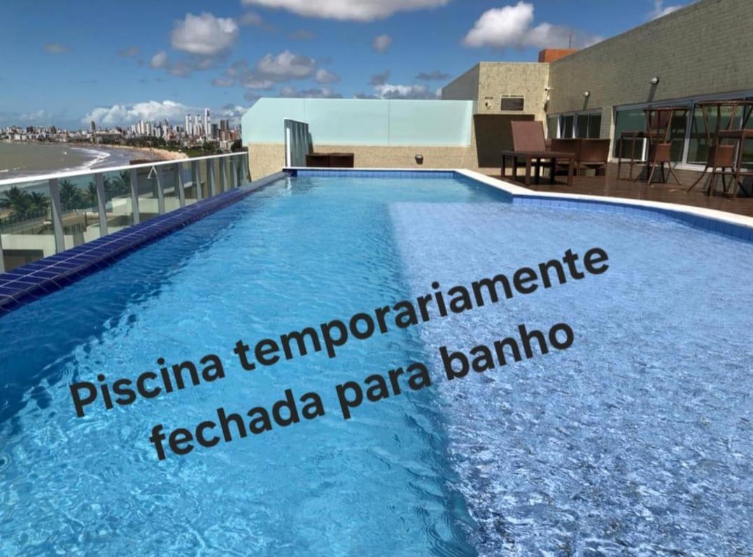 Confortavel Flat Com Piscina De Borda Infinita Na Cobertura Cabedelo Εξωτερικό φωτογραφία